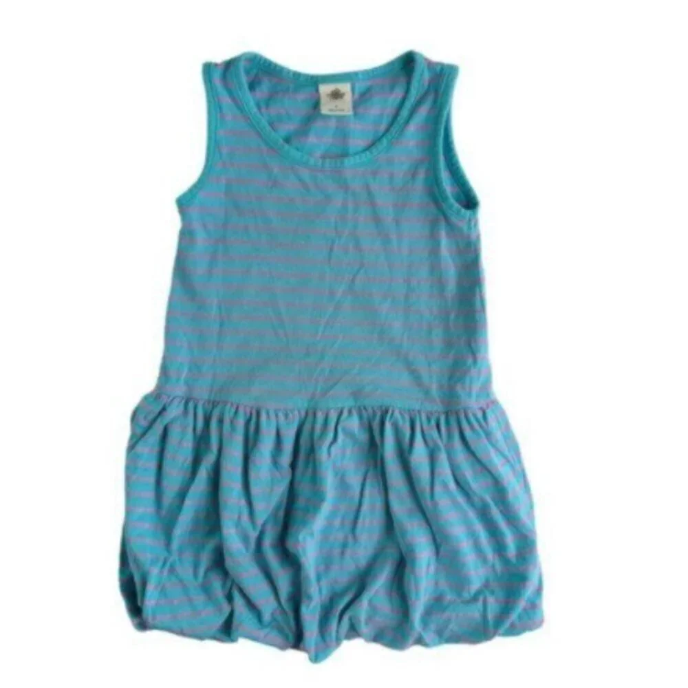 Tucker & Tate | Blue & Green Bubble Dress & Strip Skirt Toddler Girl Size 3T